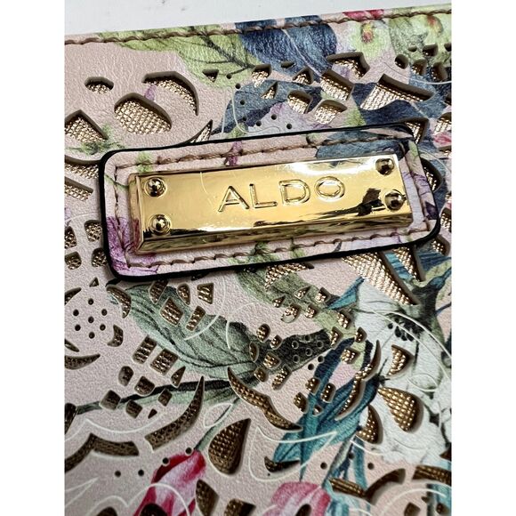 Aldo Make-up Bag Travel Vacation Designer Wristlet Zipper Bag Accessory Jewelry - Picture 3 of 13